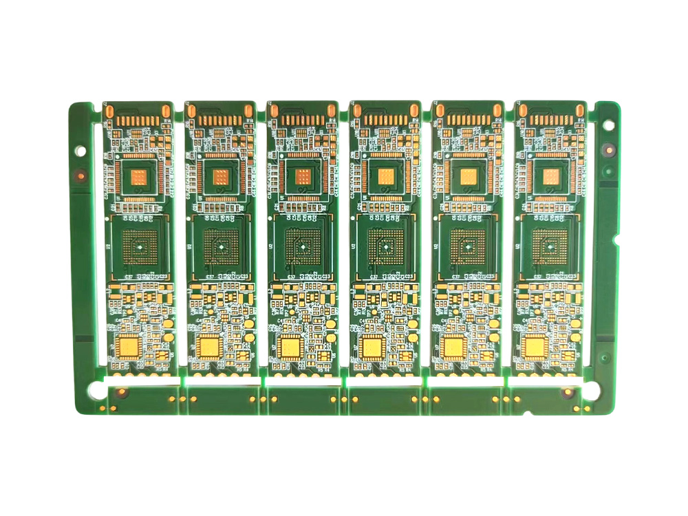 HDI：FR4 S1000-2M-4 layers-1.6mm-1/1/1/1oz-ENIG2u'-Blind buried half-hole PCB